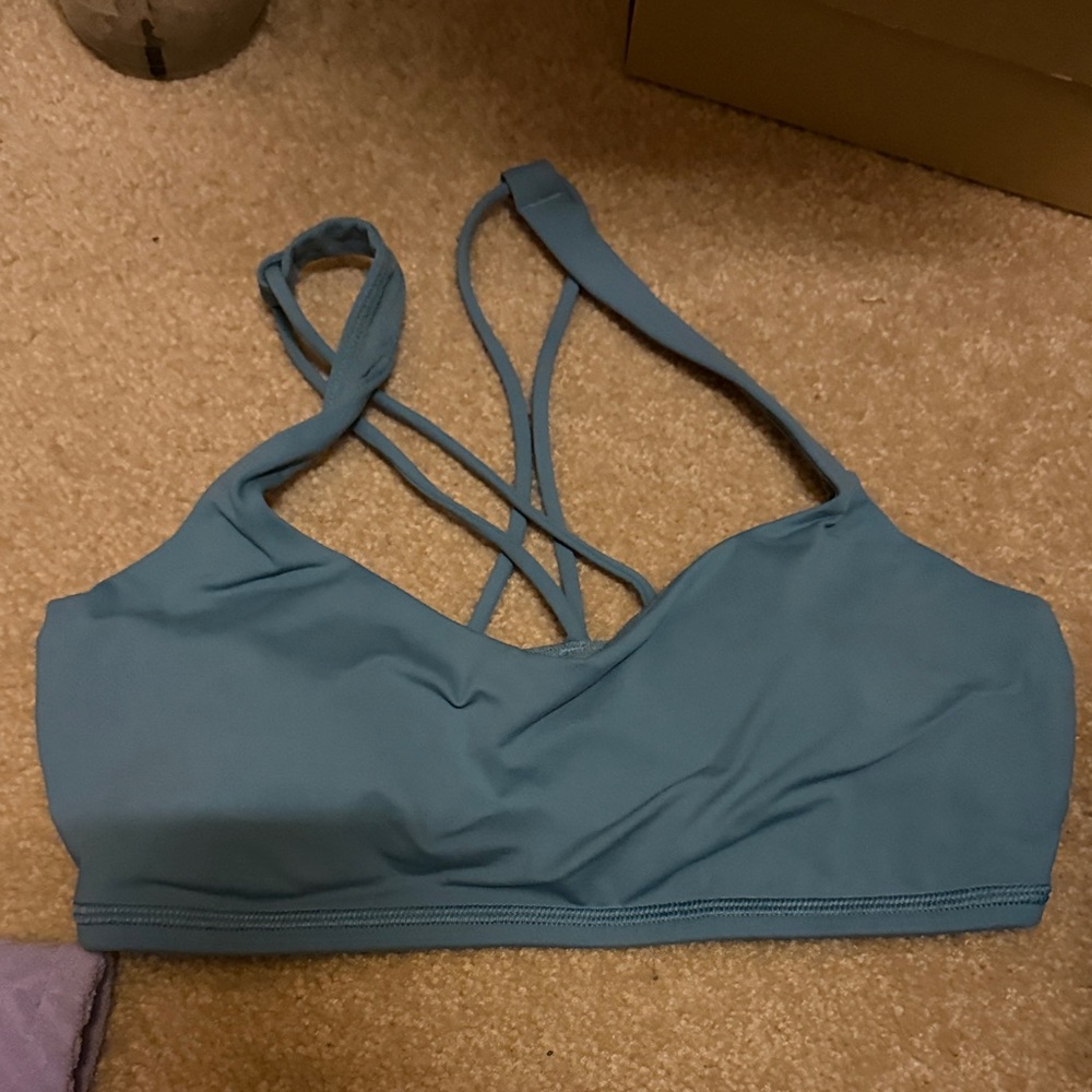 lululemon athletica Teal Strappy Sports Bra